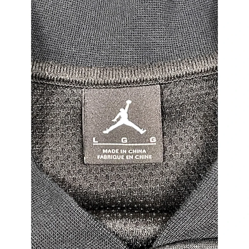 Rare Varsity Jacket! Nike Air Jordan Mens Large Black 706735-011 -Excellent Cond